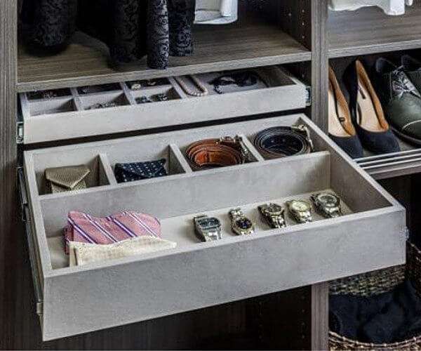 5-Compartment Jewelry Organizer Drawer