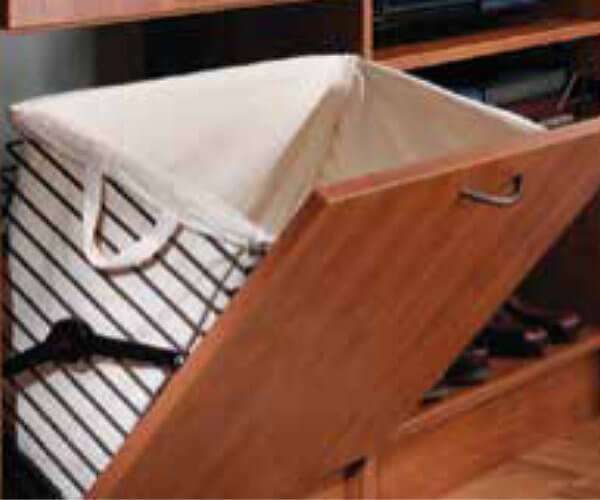 Tilt-Out Clothes Hamper — Removable Bag