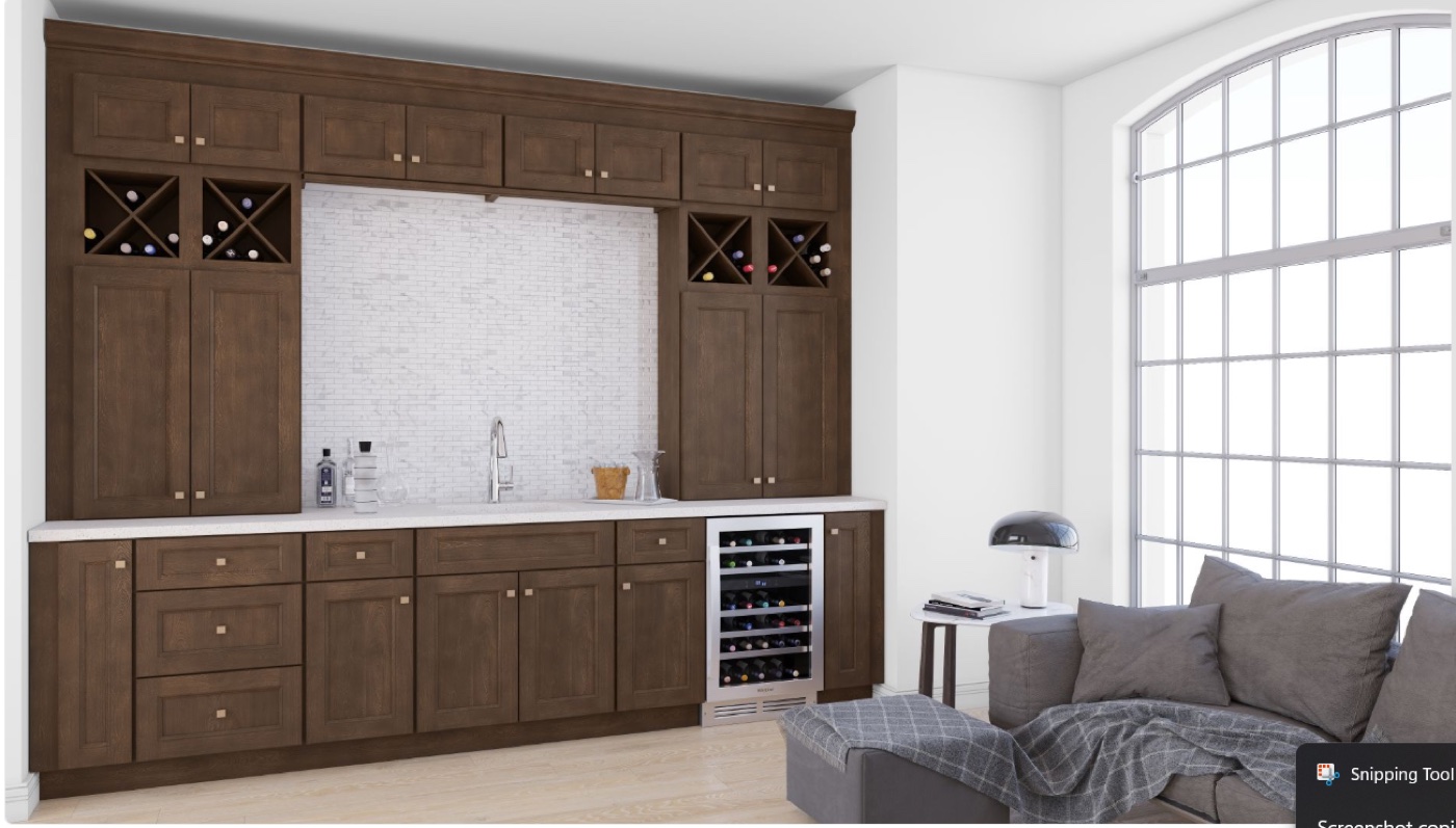 Custom bar and wine room design by Create More Space