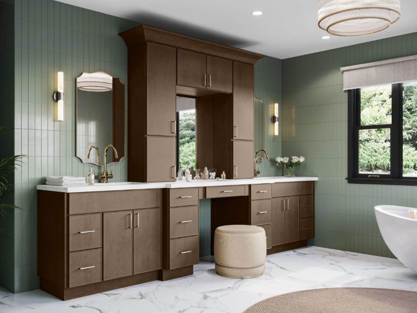 Custom bathroom design by Create More Space