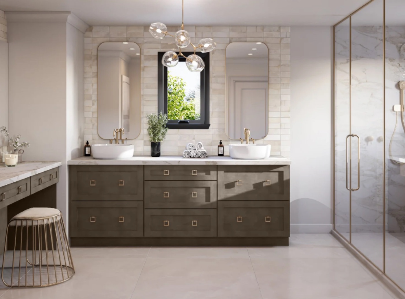 Custom bathroom design by Create More Space