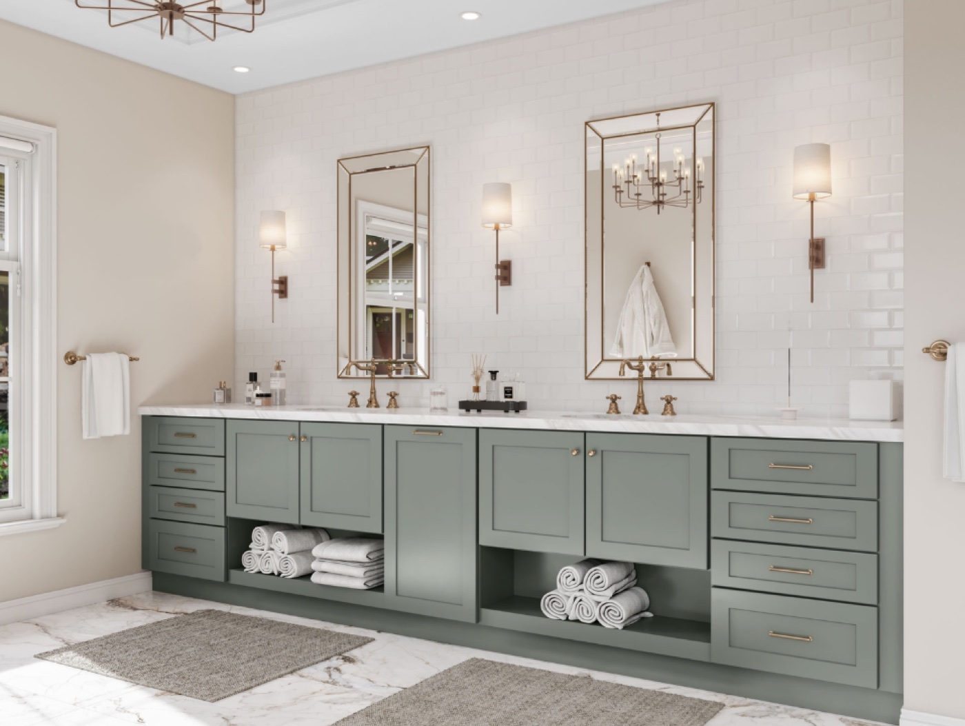 Custom bathroom design by Create More Space