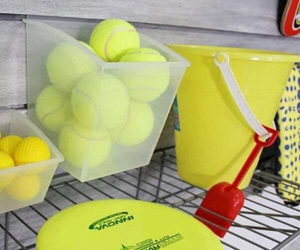 Clear Storage Bins — garage accessory