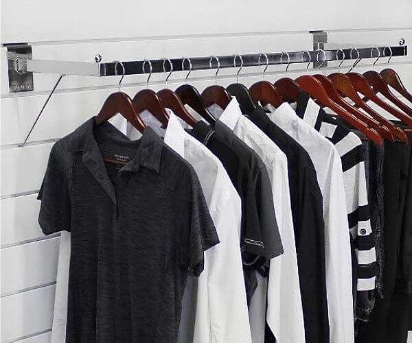 Garage Clothes Rod — garage accessory