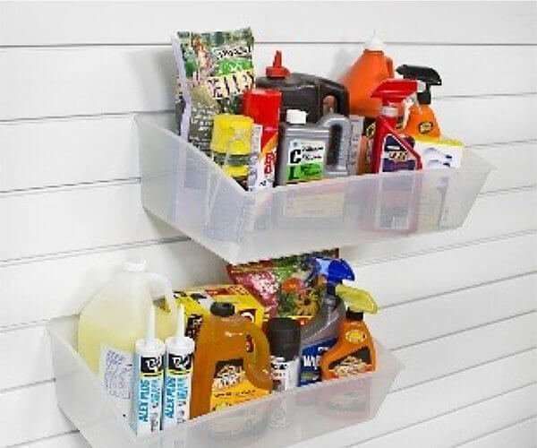 Clear Bin — garage accessory