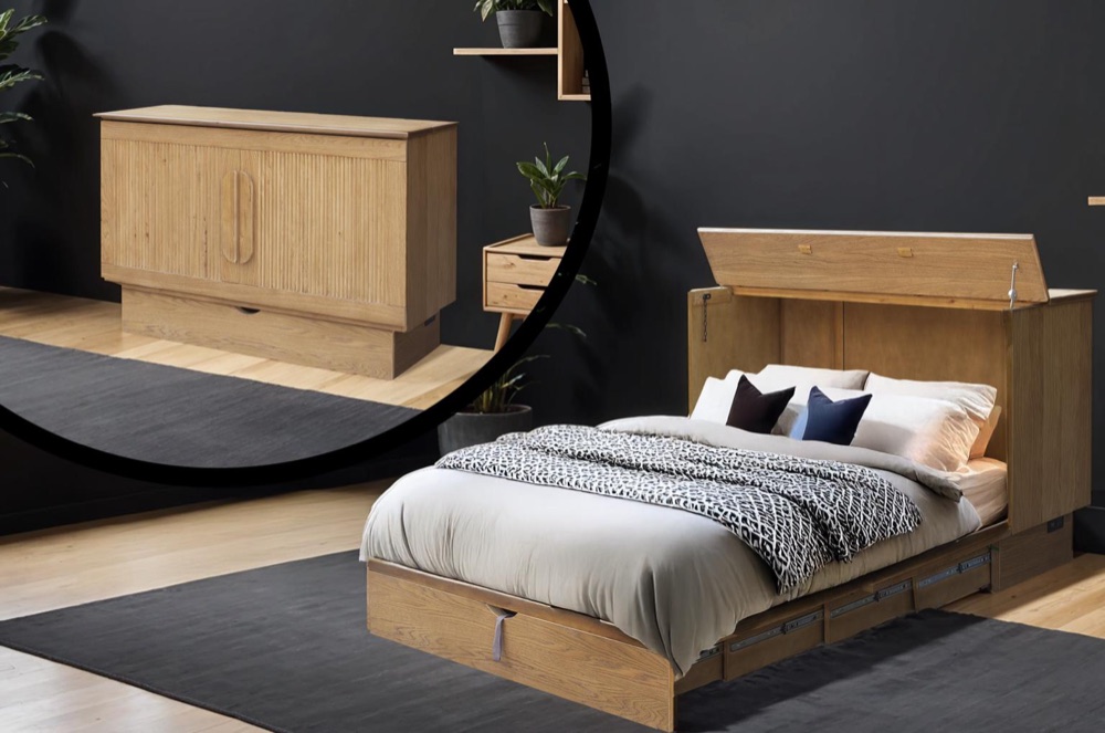 Oakcrest Murphy cabinet bed by Create More Space