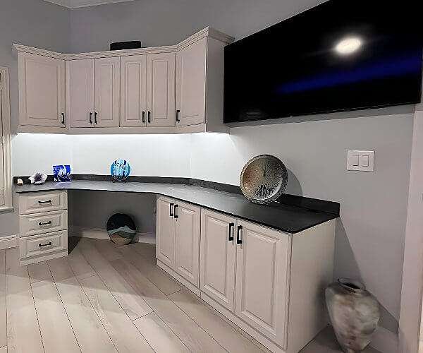 Custom home office cabinetry