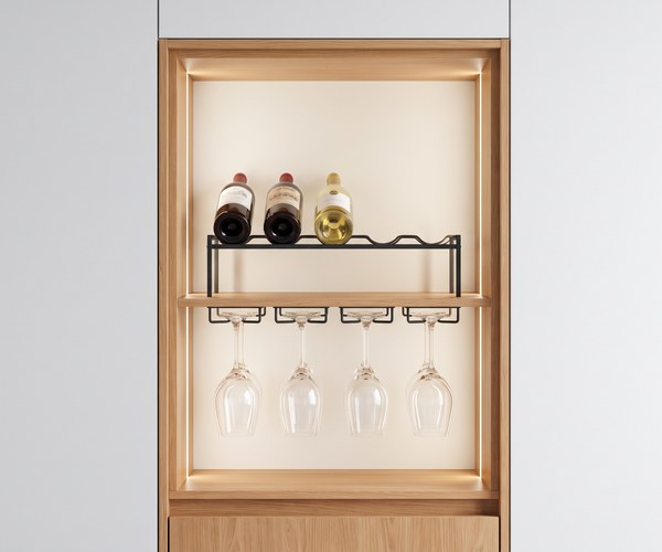 Wine & Stemware Rack
